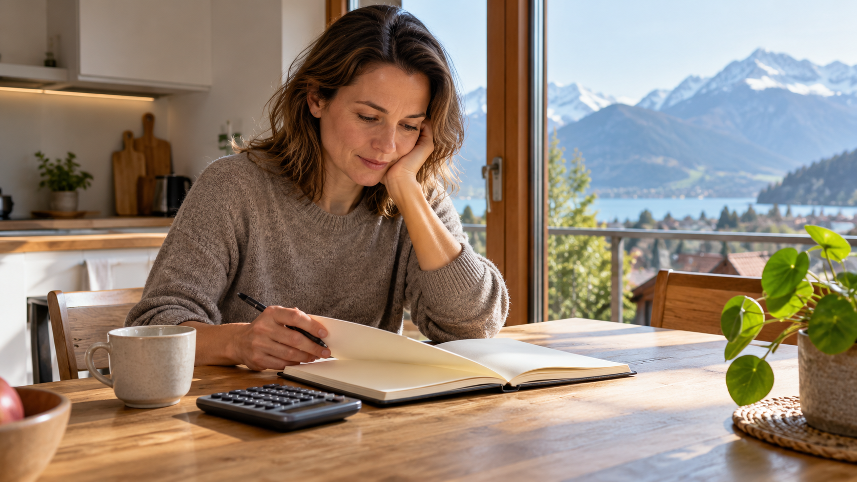 Illustration éditoriale pour Crédit privé en Suisse